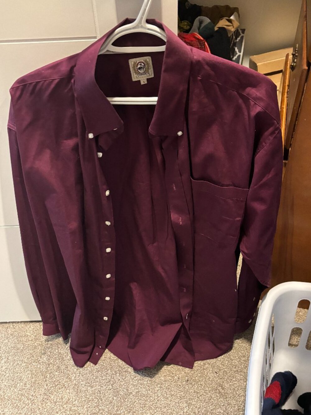 Cinch Burgundy Shirt